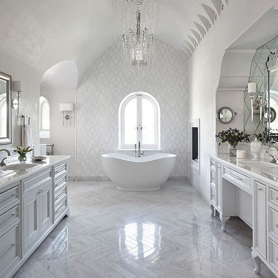 White Bathroom Ideas: 25+ Gorgeous Designs with Enchanting Nuance