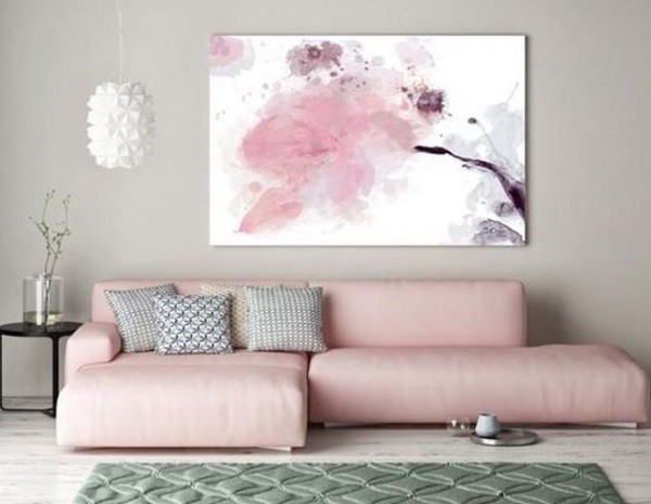 Pink Living Room feature
