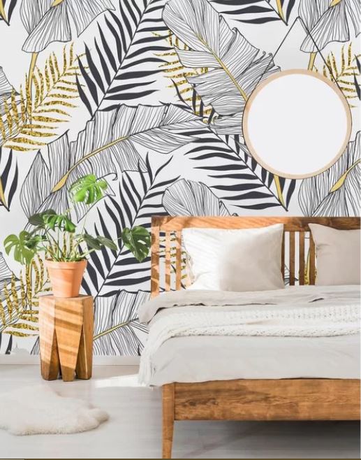 Bedroom Wallpaper Ideas: Modern Earthy Nuance