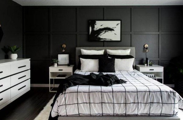 black bedroom ideas feature