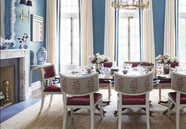 blue dining room ideas feature
