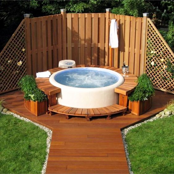 hot tub garden 13