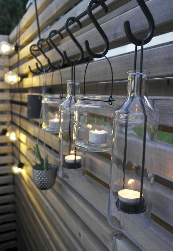 Patio Lights Ideas: Adorable Floating Candles