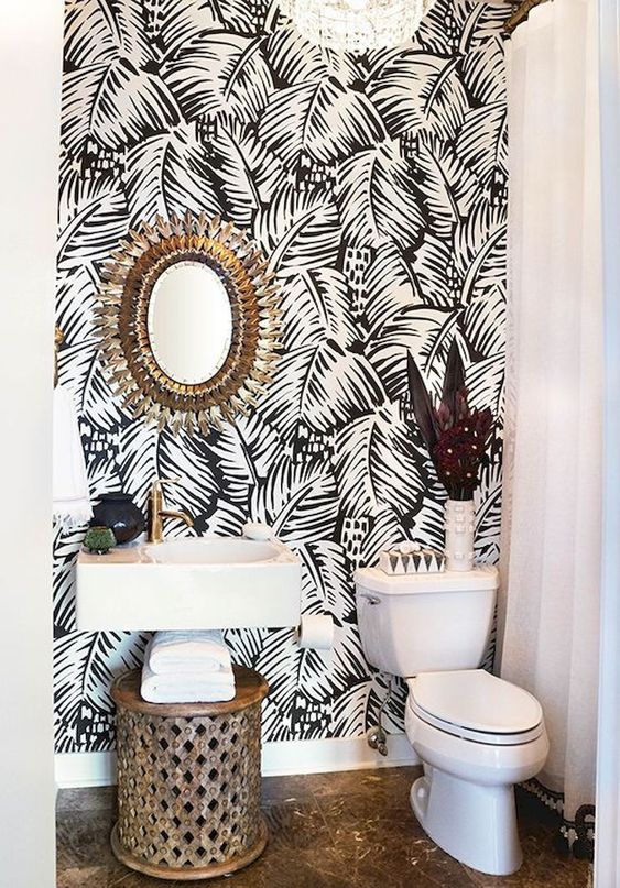 Bathroom Wallpaper Ideas 12
