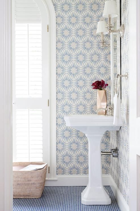 Bathroom Wallpaper Ideas: Stunning Transitional Decor