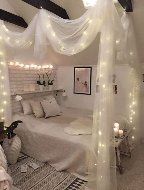 diy bedroom lighting ideas 21