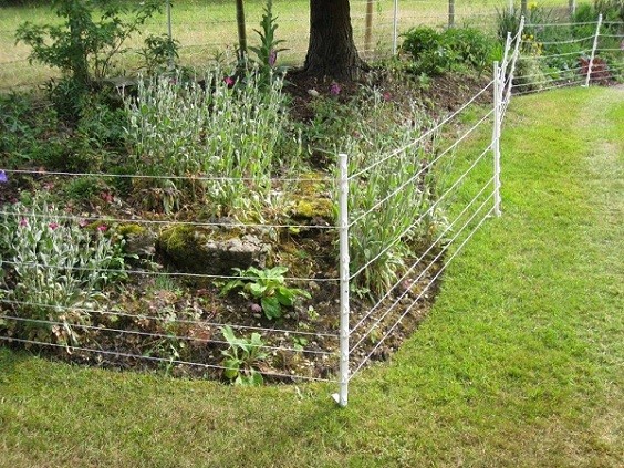 how to install electric fence in the garden a