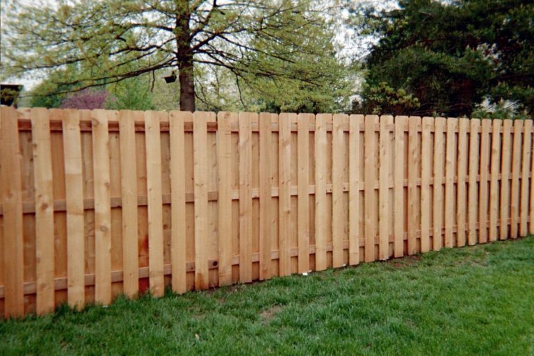 how to install wood fence panels