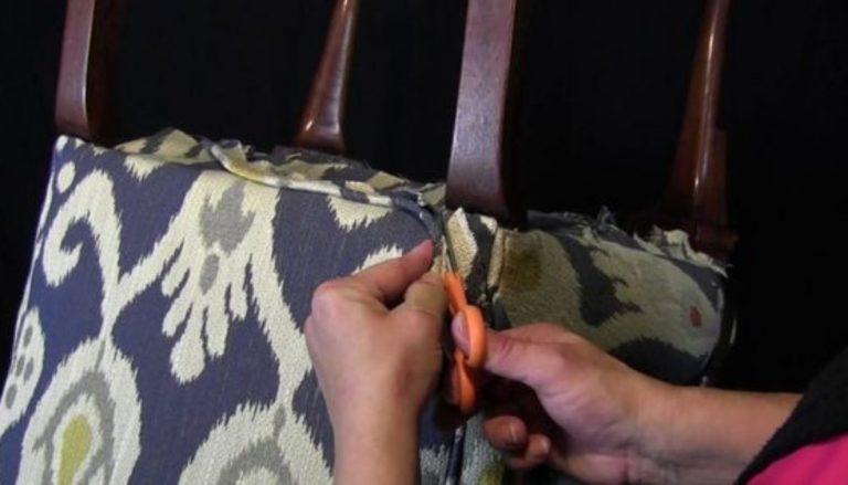 How to Reupholster a Dining Room Chair Seat and Back