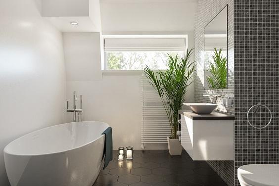 how to add luxury to a bathroom