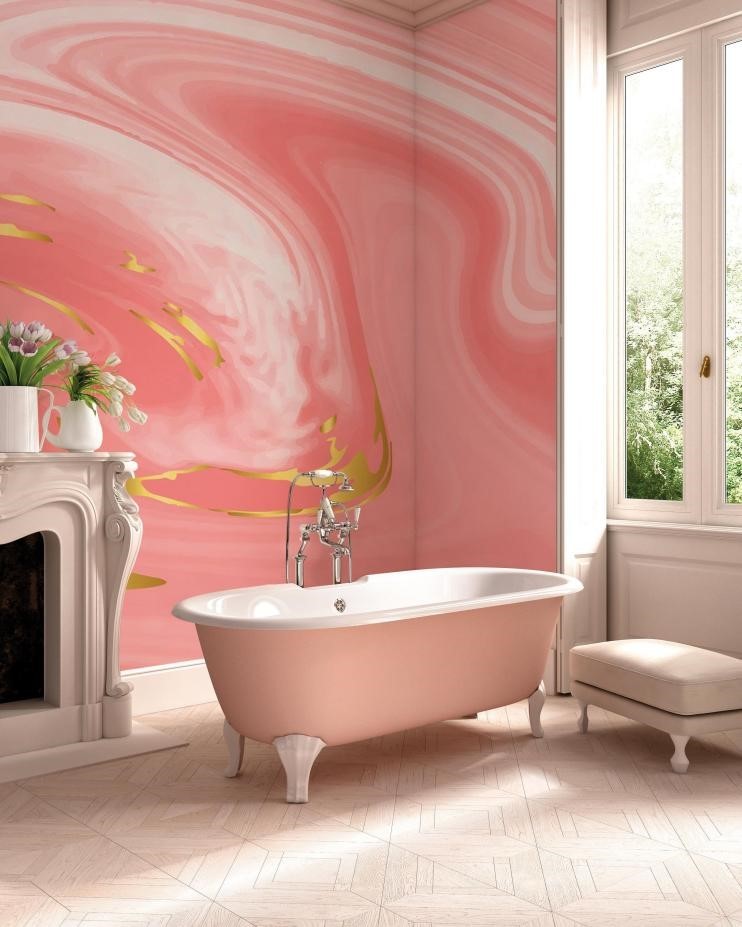 How to Create a Gorgeous Bathroom with Feminine Touch Wallpapers