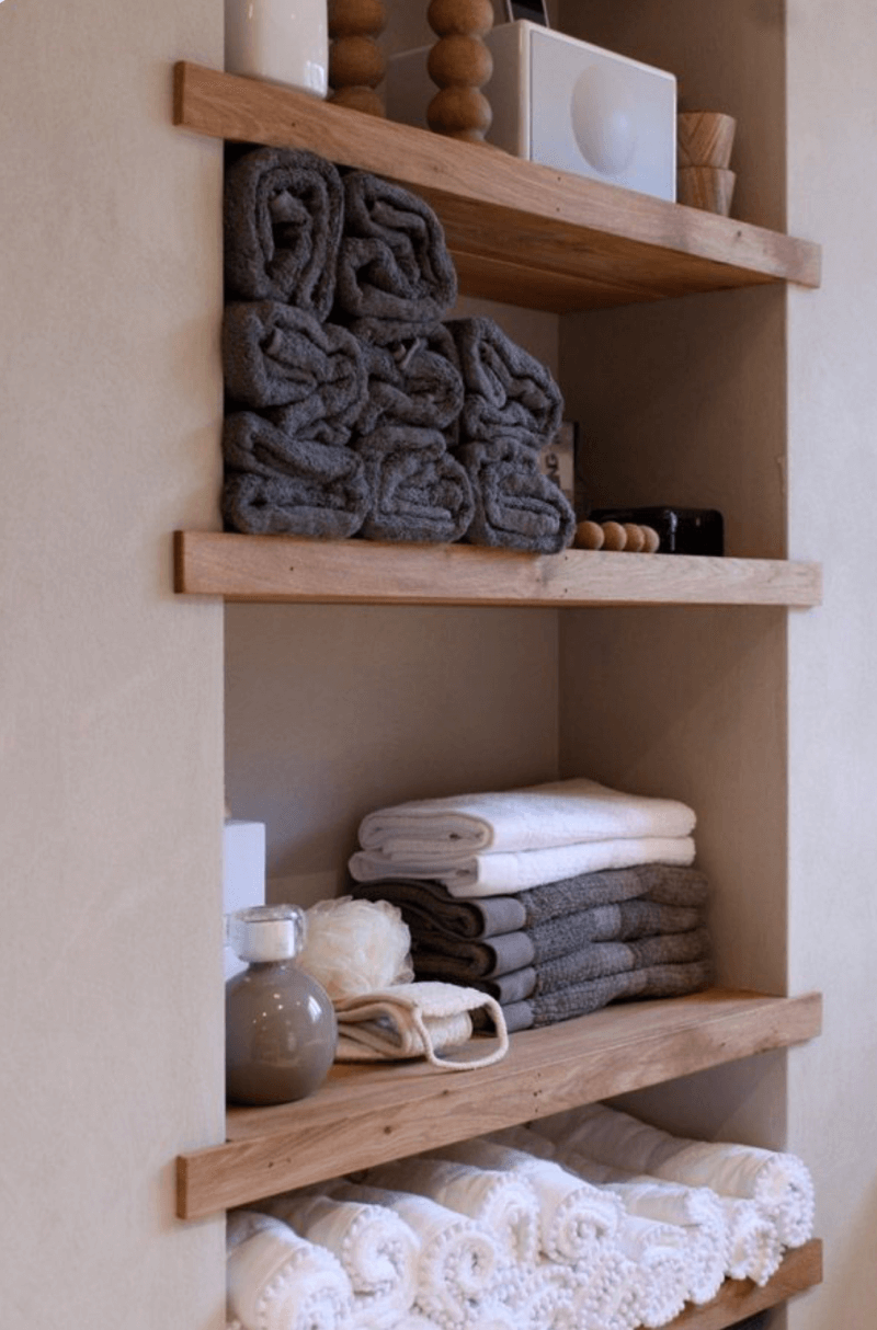 DIY Towel Storage 7