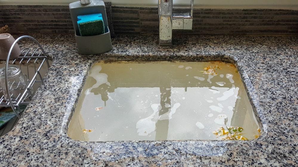 dirty water sink